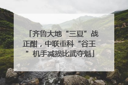 齐鲁大地“三夏”战正酣，中联重科“谷王”机手减损比武夺魁