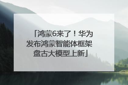 鸿蒙6来了！华为发布鸿蒙智能体框架 盘古大模型上新