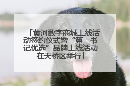 黄河数字商城上线活动签约仪式暨“第一书记优选”品牌上线活动在天桥区举行
