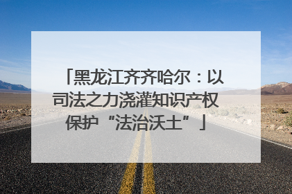 黑龙江齐齐哈尔：以司法之力浇灌知识产权保护“法治沃土”