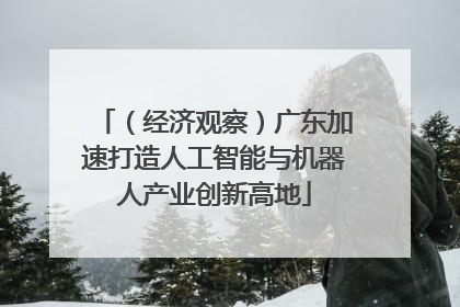 （经济观察）广东加速打造人工智能与机器人产业创新高地