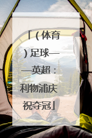 （体育）足球——英超：利物浦庆祝夺冠