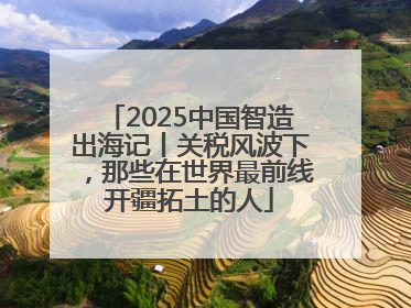 2025中国智造出海记丨关税风波下，那些在世界最前线开疆拓土的人