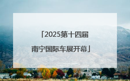 2025第十四届南宁国际车展开幕
