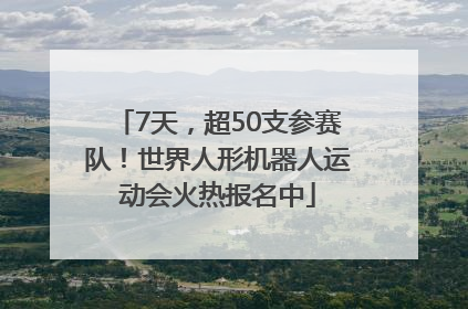 7天，超50支参赛队！世界人形机器人运动会火热报名中