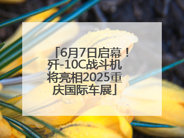 6月7日启幕！歼-10C战斗机将亮相2025重庆国际车展