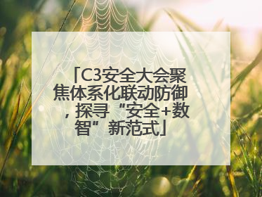 C3安全大会聚焦体系化联动防御，探寻“安全+数智”新范式